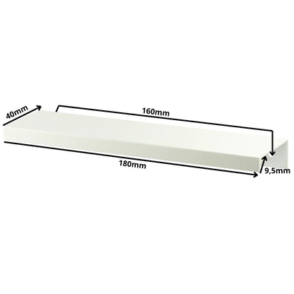 Edge Grip Rundprofil-Griff 160mm (180mm Gesamtlänge) - Weiß