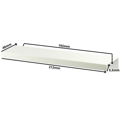 Edge Grip Rundprofil-Griff 192mm (212mm Gesamtlänge) - Weiß