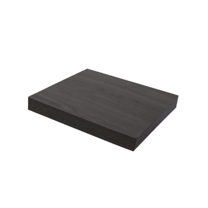 Verdecktes Bücherregal - 3er Pack - Anthrazit Eiche - 23,5cm