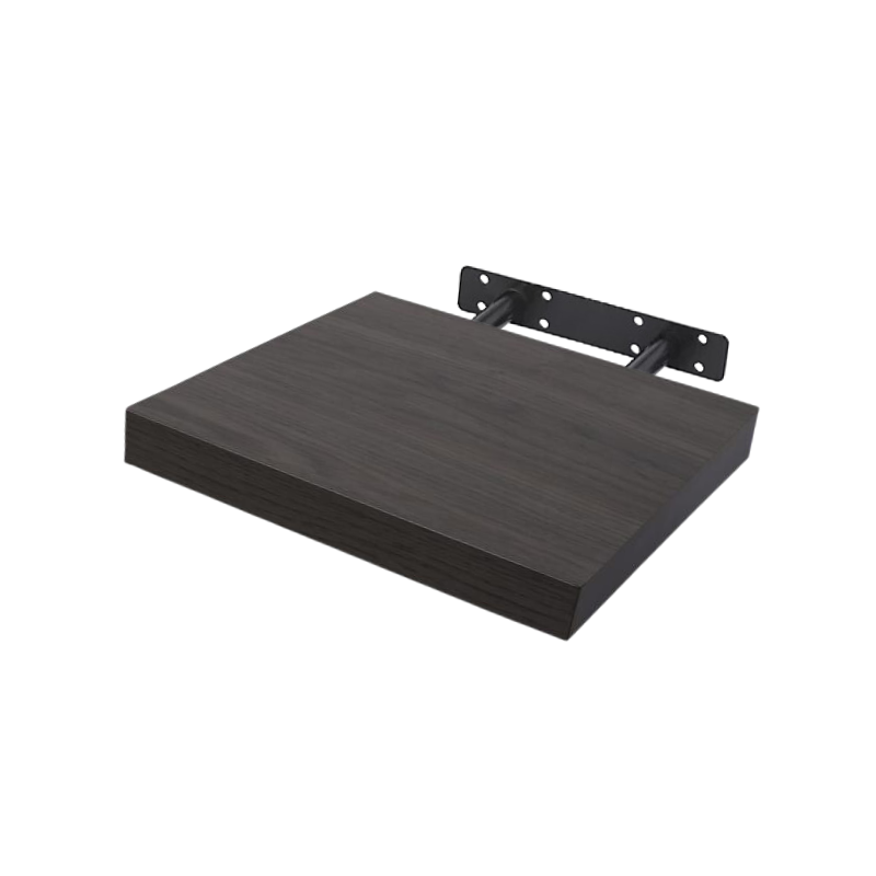 Verdecktes Bücherregal - 3er Pack - Anthrazit Eiche - 23,5cm