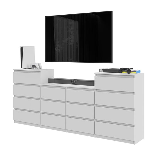Kleiderschrank 220 breit – Stauraum & XXL-Kommoden – Furnica