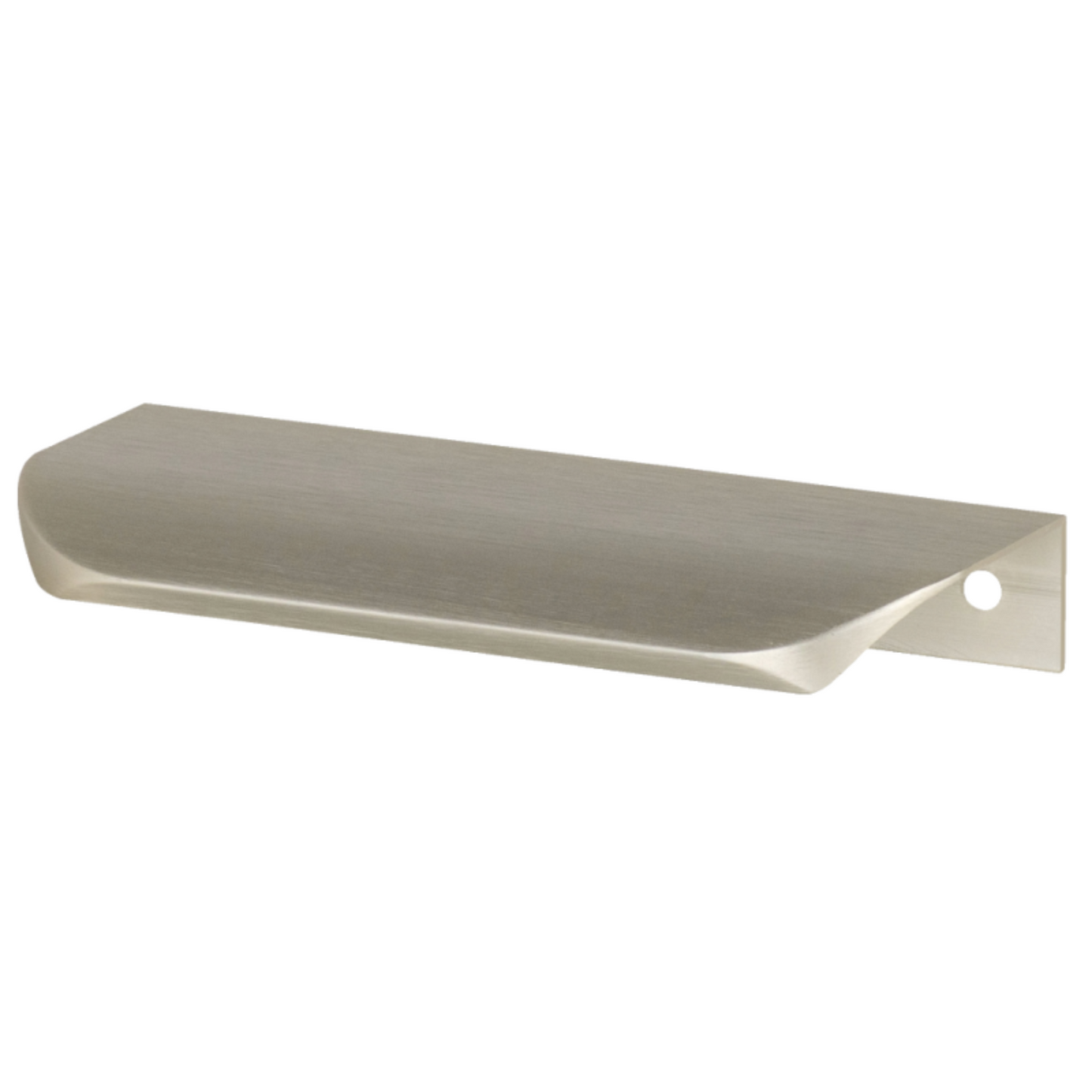 Griffleiste Kantengriff Rund 416mm (436mm Gesamtlänge) - Gebürsteter Stahl