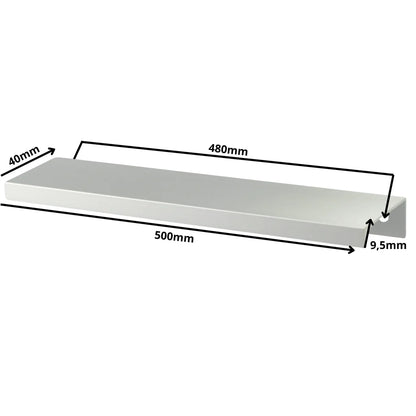Edge Grip Rundprofil-Griff 480mm (500mm Gesamtlänge) -  Elektropoler