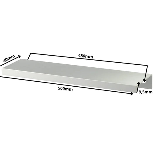 Edge Grip Rundprofil-Griff 480mm (500mm Gesamtlänge) -  Elektropoler