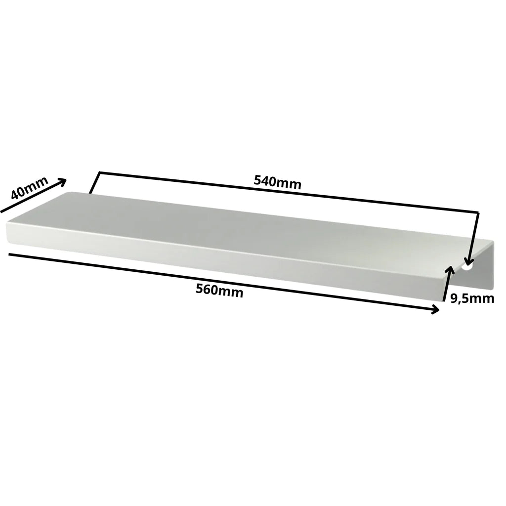 Edge Grip Rundprofil-Griff 540mm (560mm Gesamtlänge) -  Elektropoler