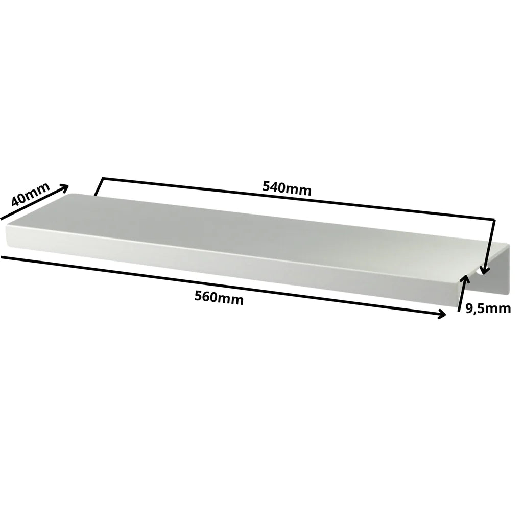 Edge Grip Rundprofil-Griff 540mm (560mm Gesamtlänge) -  Aluminium