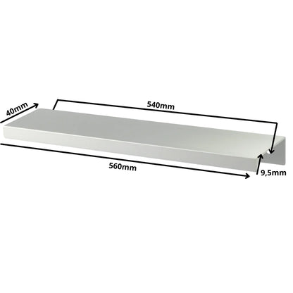 Edge Grip Rundprofil-Griff 540mm (560mm Gesamtlänge) -  Aluminium