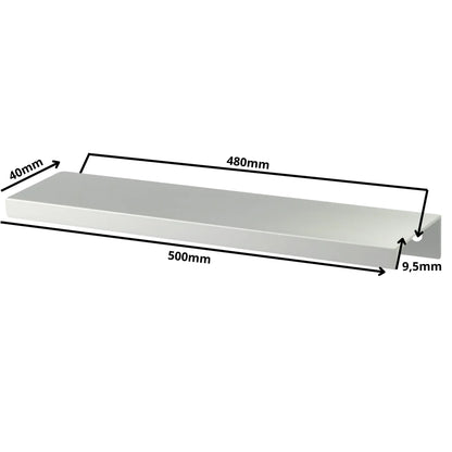 Edge Grip Rundprofil-Griff 480mm (500mm Gesamtlänge) - Aluminium