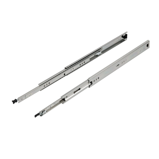1 Satz Kugelführung Schubladenschienen mit Verriegelung, H53