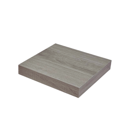 Verdecktes Bücherregal - 3er Pack - Graue Eiche - 23,5cm