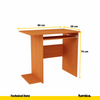 BILLY - Computertisch mit Tastaturablage - Erle H74cm B80cm T50cm