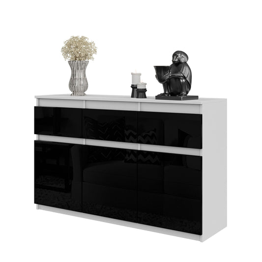 Schwarze Kommode kaufen: Matt & Gloss Sideboards – Furnica