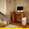 BILLY - Computertisch mit Tastaturablage - Erle H74cm B80cm T50cm