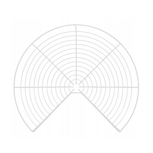 Eckschrank Drehbeschlag 3/4 - 600mm - Weiß