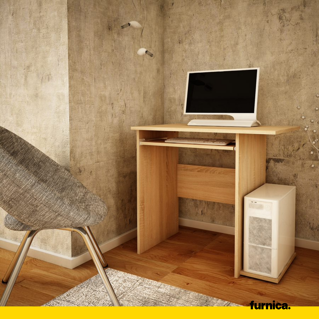 BILLY - Computertisch mit Tastaturablage - Eiche Sonoma H74cm B80cm T50cm