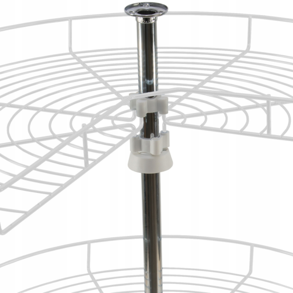 Eckschrank Drehbeschlag 3/4 - 750mm - Weiß