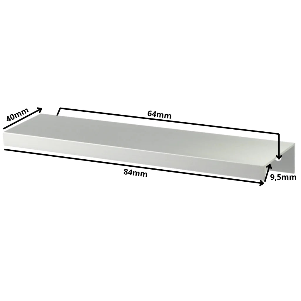 Edge Grip Rundprofil-Griff 64mm (84mm Gesamtlänge) - Elektropoler