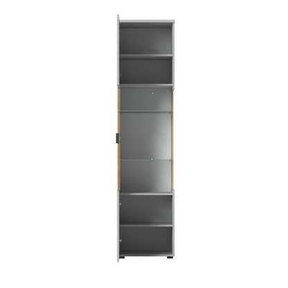 VERO - Wohnzimmer-Möbel-Set - Esche Grau / Eiche Coast Evoke