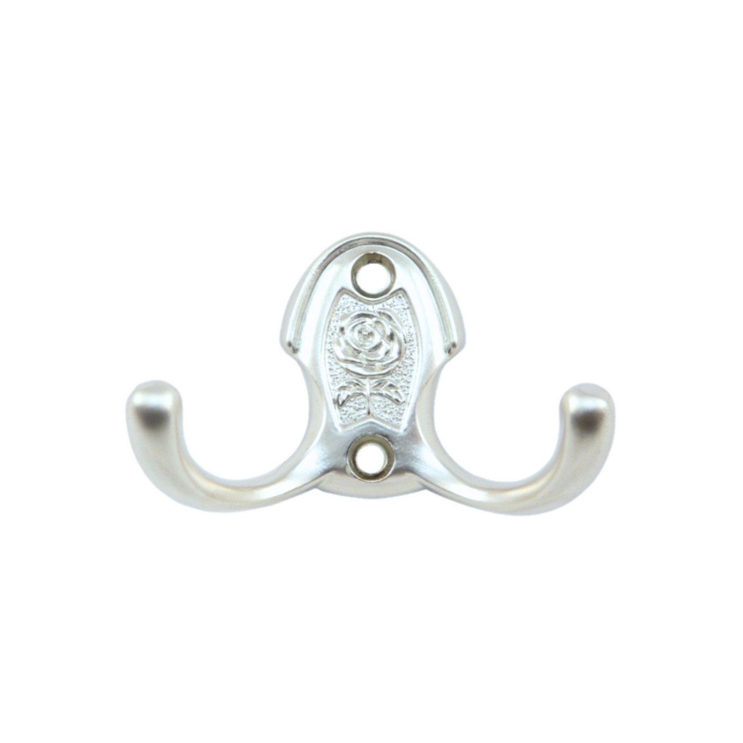 Doppelter Kleiderhaken - 46 mm - Chrom