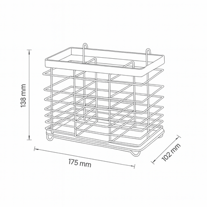 Besteckständer - Chrom