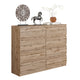 GABRIEL - Kommode / Sideboard mit 8 Schubladen - Wotan Eiche H92cm B120cm T33cm