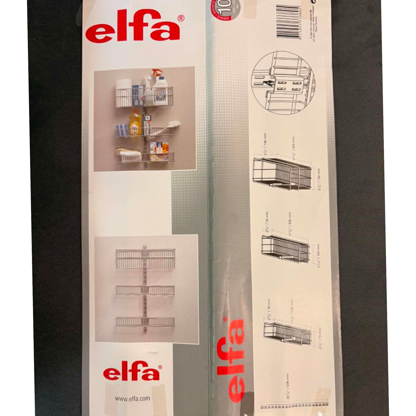Elfa Tür- und Wand-Korbsystem
