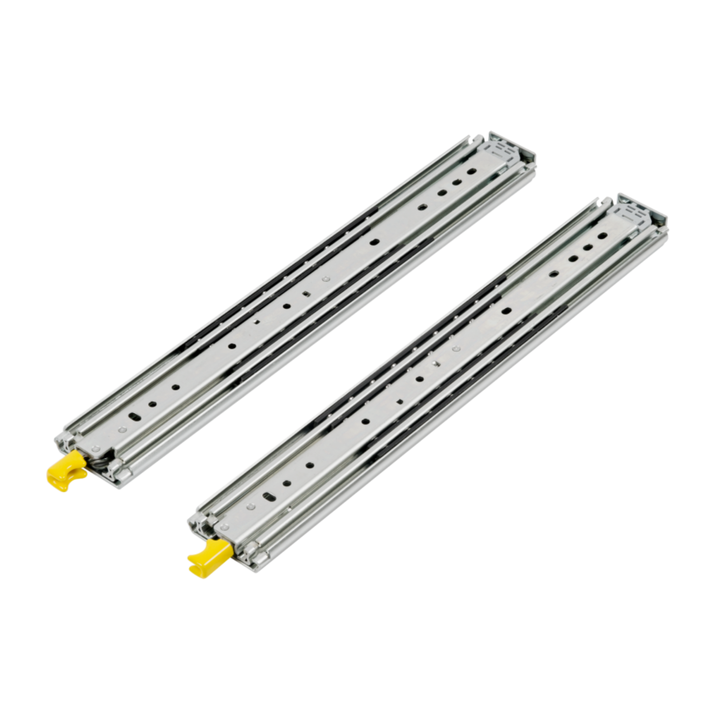 1 Satz Kugelführung Schubladenschienen mit Verriegelung, H76
