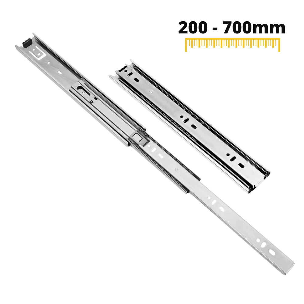 1 Satz Kugelführung Schubladenschienen, H45