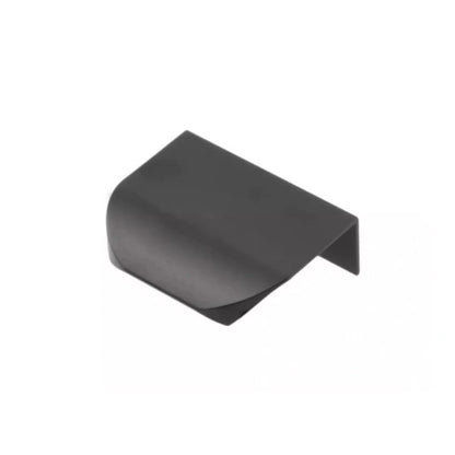 Griffleiste Kantengriff Rund 32mm (52mm Gesamtlänge) - Schwarz Matt