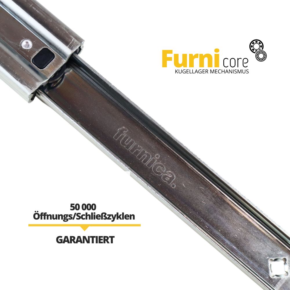 1 Satz Kugelführung Schubladenschienen, H53