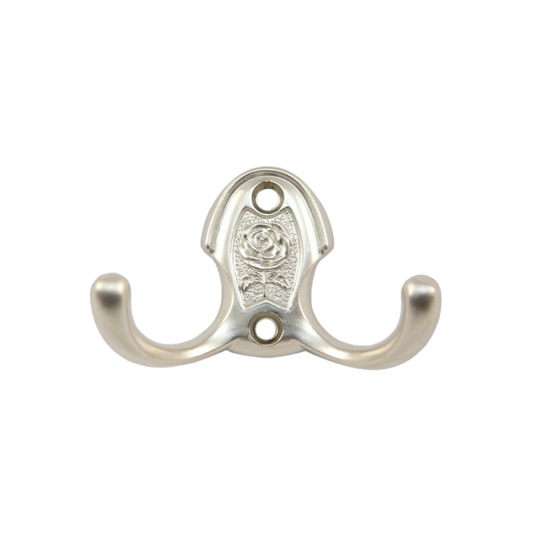 Doppelter Kleiderhaken - 46 mm - Satin