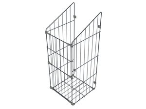Faltbarer Wäschekorb 40cm - Anthrazit