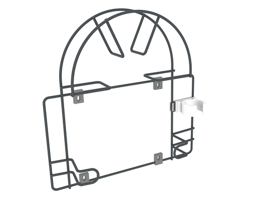 Wandhalterung Staubsaugerschlauch Halterung, Vakuum Schlauchhalter - Klein - Anthrazit