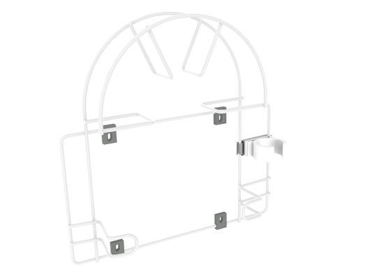 Wandhalterung Staubsaugerschlauch Halterung, Vakuum Schlauchhalter - Klein - Weiß
