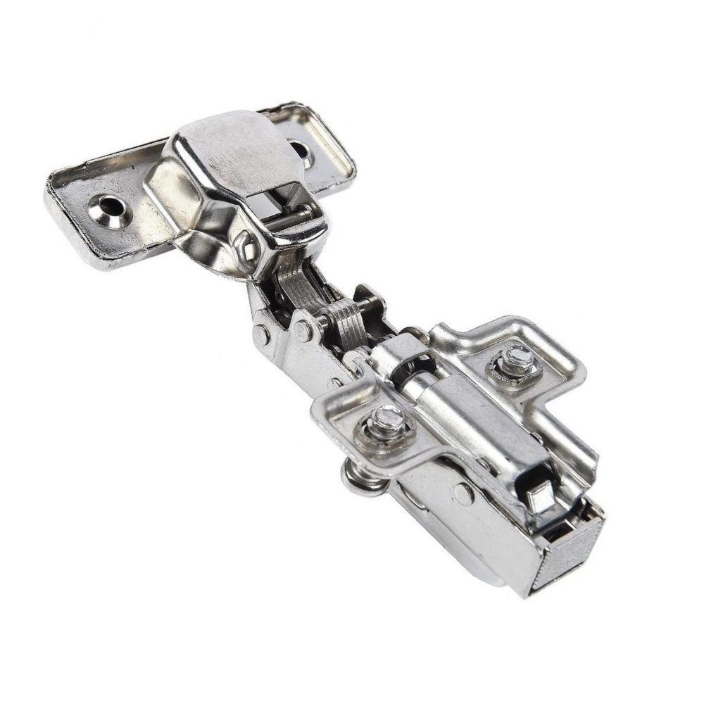 110° Soft-Close Scharnier Topfband, H0 Montageplatte mit EURO Schrauben, Eckanschlag