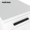 RENO - Küchenblock - Weiß Matt mit Arbeitsplatte - 8 Schränke - 260 cm