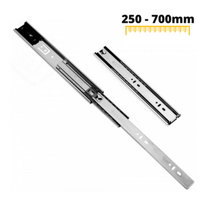 1 Satz Auto-Lock Kugelführung Schubladenschienen, H45