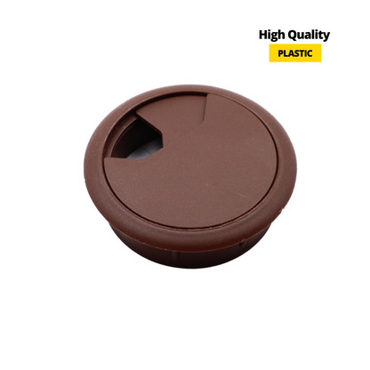 Kabeldurchlass aus Kunststoff Ø60mm, Dunkelbraun