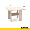 JOHN - Couchtisch - Sonoma Eiche H48cm B65cm T65cm