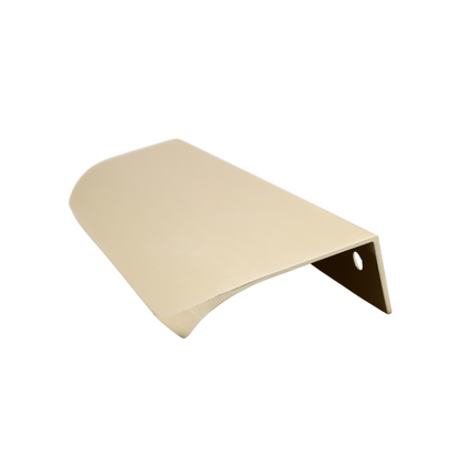 Griffleiste Kantengriff Rund 128mm (148mm Gesamtlänge) - Matt Gold