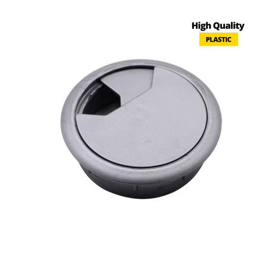 Kabeldurchlass aus Kunststoff Ø60mm, Metallisch