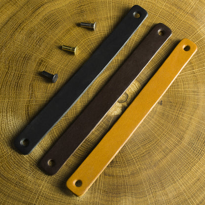 Ledergriff Rechteckig 96mm / 128mm / 160mm