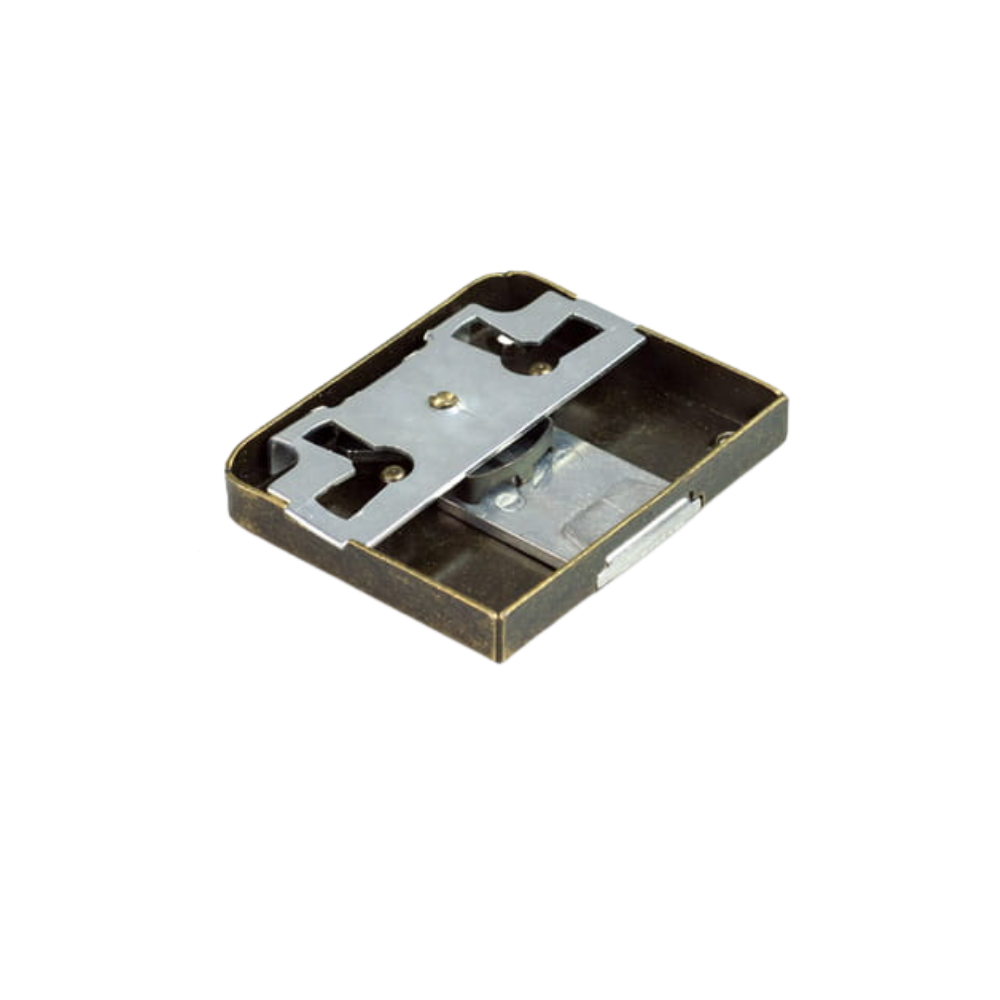 Möbelschloss 49x60mm - Altgold