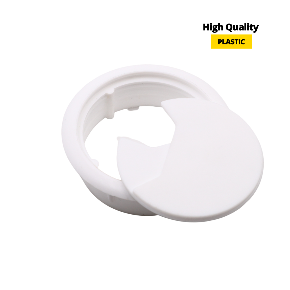 Kabeldurchlass aus Kunststoff Ø60mm, Weiss