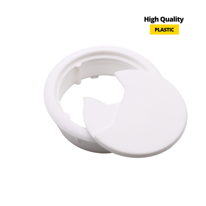 Kabeldurchlass aus Kunststoff Ø60mm, Weiss