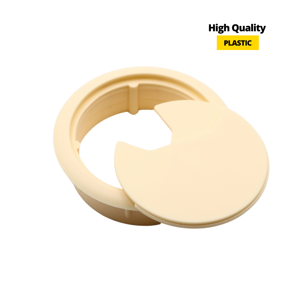 Kabeldurchlass aus Kunststoff Ø60mm, Creme