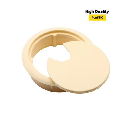 Kabeldurchlass aus Kunststoff Ø60mm, Creme