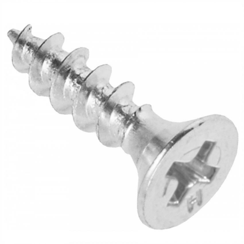 Holzschrauben PH2 4.0x16mm Weißer Zink (1000 stk.)