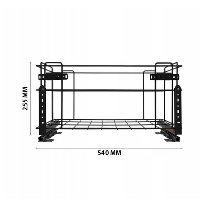 Mülleimer Mülltrennung Soft-Close 3 x 15L + 1 x 6L - 60cm Küchenschrank