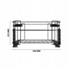 Mülleimer Mülltrennung Soft-Close 3 x 15L + 1 x 6L - 60cm Küchenschrank